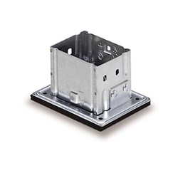 Flangia attacco quadro elettrico IP44 altezza 75 mm base 200 mm zincata