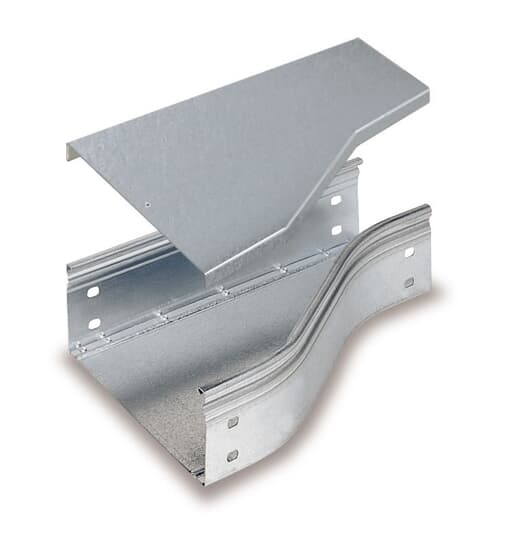 Riduzione sinistra lamiera zincata H75mm 200/150mm per canalina portacavi professionale
