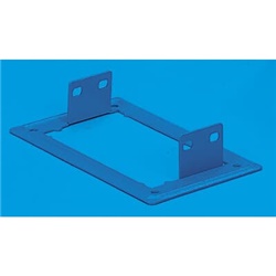 Flangia attacco quadro elettrico zincata H75 base 300 mm resistente corrosione