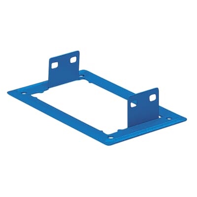 Flangia fissaggio quadro elettrico H75 acciaio zincato resistente corrosione