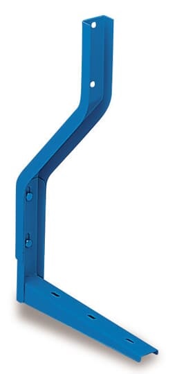 Mensola a seggiola metallica zincata 200/300 mm per supporti elettrici industriali e civili