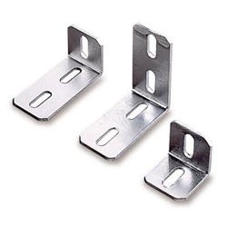 Supporto angolare zincato 90° forato 3 fori fissaggio elettrico robusto