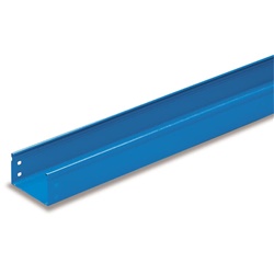 Canale portacavi metallo H75 IP40 blu 100x2000 mm per impianti elettrici