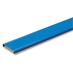 Coperchio canale metallico blu 200x3000 mm protezione cavi impianti elettrici