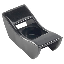 Supporto di montaggio resistente nylon 6.6 nero 44x19 mm per fascette avvitabili uso elettrico