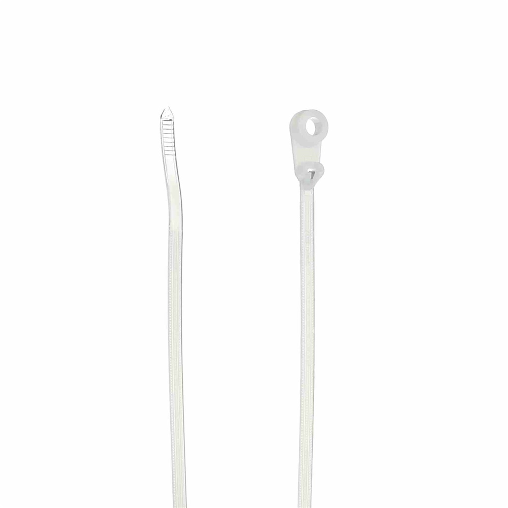 Fascetta nylon naturale 198mm foro montaggio resistenza 50lb uso interno