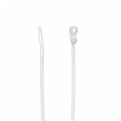 Fascetta nylon naturale 198mm foro montaggio resistenza 50lb uso interno