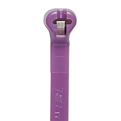 Fascetta fermacavi nylon 2,3x92mm porpora 18lb resistenza indoor uso tecnico