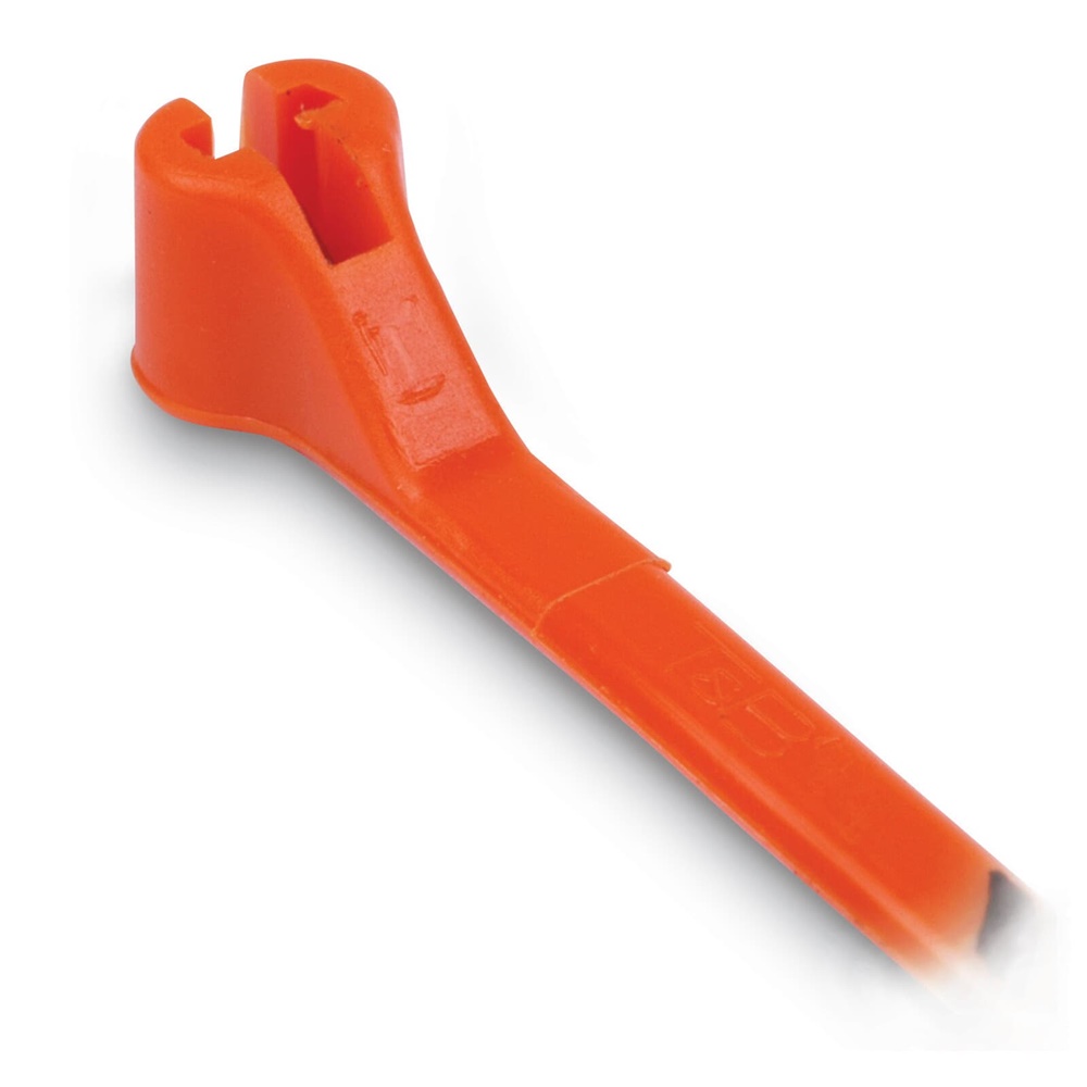 Fascetta stringicavo nylon arancione 8 pollici 18lb uso interno temperatura fino 85°C