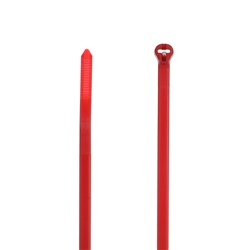 Fascetta stringicavo nylon rosso 186mm alta resistenza 50lb uso interno