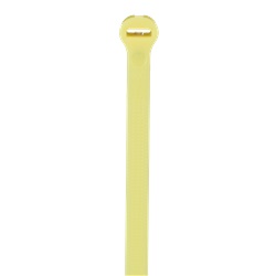 Fascetta fermacavi nylon gialla 186mm resistenza 50lb uso interno industriale