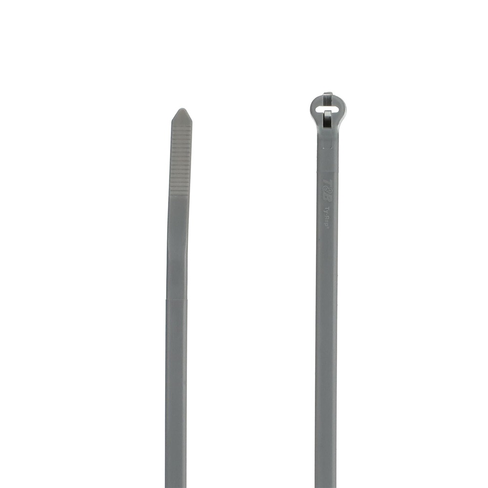 Fascetta fermacavi nylon grigia 186mm 50lb alta resistenza uso interno industriale
