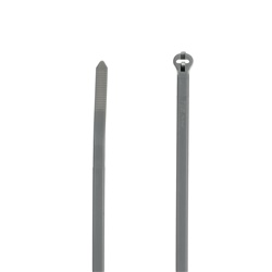 Fascetta fermacavi nylon grigia 186mm 50lb alta resistenza uso interno industriale