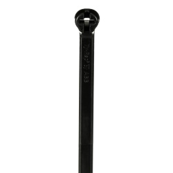 Fascetta stringicavo nylon 4,8x186 mm nera UV resistente per uso interno ed esterno 50 lb tensile strength