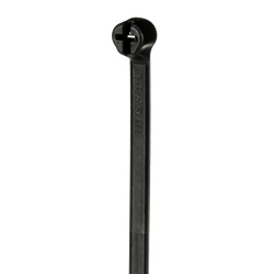 Fascetta fermacavi nylon 6.6 nera 340mm resistenza 120lb uso industriale
