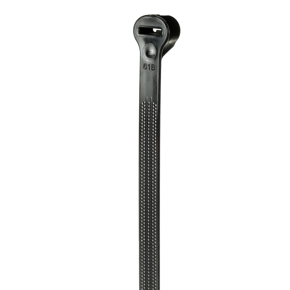 Fascetta fermacavi nylon 18 120LB resistente UV nera per cavi fino 127mm