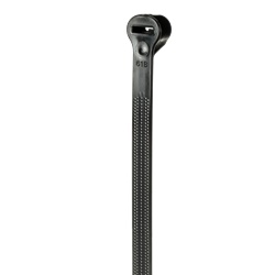 Fascetta fermacavi nylon 18 120LB resistente UV nera per cavi fino 127mm
