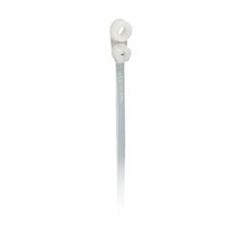 Fascetta fermacavi nylon 198mm resistenza 50lb foro montaggio applicazioni interne