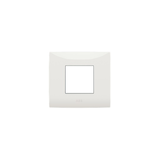 Placca incasso 2 moduli bianca design moderno per applicazioni elettriche domestiche e professionali