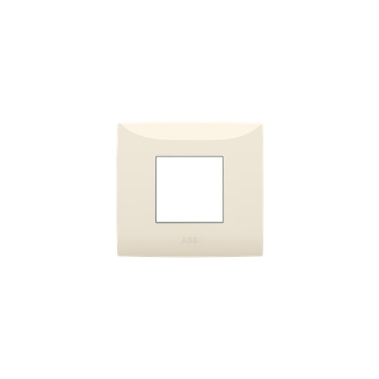 Placca incasso 2 moduli colore sabbia design essenziale per impianti elettrici