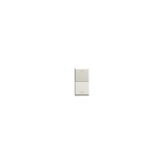 Pulsante elettrico doppio 1 polo 16A 250V con interblocco per impianti elettrici