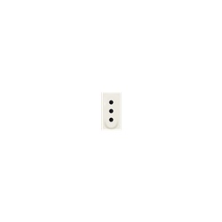 Presa elettrica 2P+T 10A 250V tipo P11 bianca per uso domestico e professionale