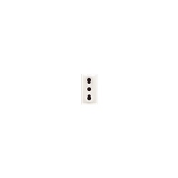 Presa bivalente 2P+T 10/16A 250V P17/P11 bianca per uso residenziale e commerciale