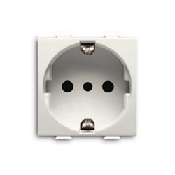 Presa elettrica UNEL 2P+T 16A 250V P30 tipo Chiara per installazioni civili e industriali
