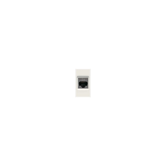 Connettore RJ45 Cat.5e FTP schermato 1 modulo per reti professionali colore chiaro