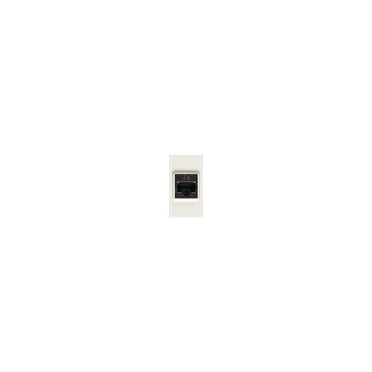 Connettore RJ45 Cat.6 UTP incasso bianco rete alta velocità cablaggio strutturato
