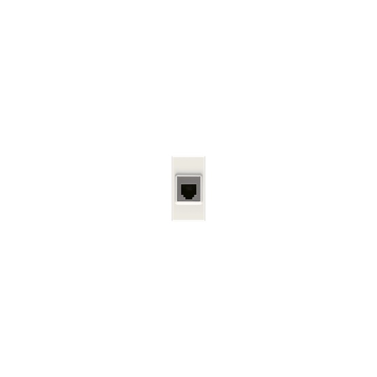 Connettore RJ45 Cat.6 FTP schermato incasso rete alta velocità bianco