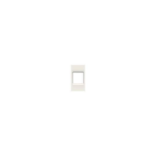 Adattatore Keystone RJ45 bianco per connessioni dati impianti elettrici rete