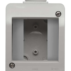 Contenitore elettrico IP40 3 posti 3 moduli per installazioni interne robuste e sicure