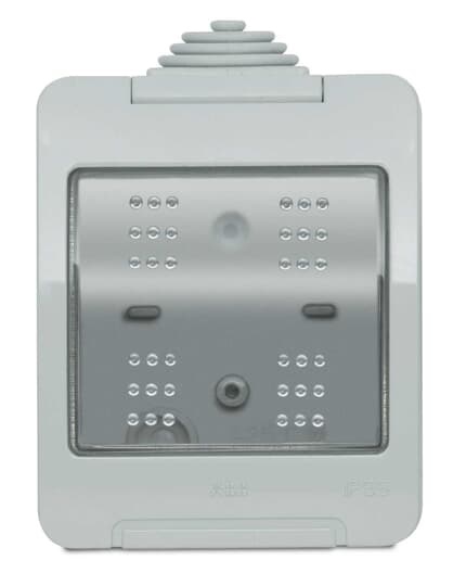 Contenitore elettrico IP55 4 posti 4 moduli protezione esterna ambienti umidi