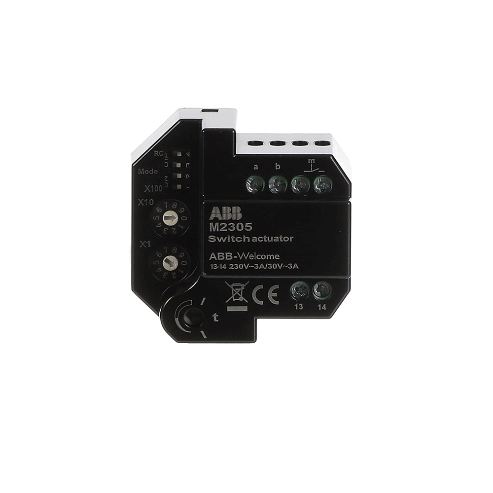 Attuatore relay M2305 con uscita relay per controllo porte e luci, alta affidabilità e durata