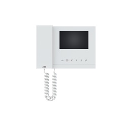 Monitor video a colori 4,3 con cornetta modello M22302-W per controllo visivo interno