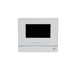 Monitor vivavoce videocitofono 4,3 bianco compatto per controllo accessi residenziale e commerciale