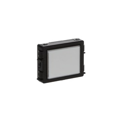 Modulo portanomi LED retroilluminato con etichetta intercambiabile per quadri elettrici professionali