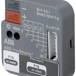 Ingresso binari 4 canali da incasso per impianti elettrici residenziali e commerciali