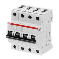 Interruttore automatico modulare S204L 4 poli 16A curva C protezione impianti elettrici residenziali industriali