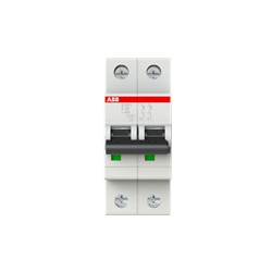 Interruttore automatico modulare S202L C25 25A 2P 4,5kA protezione impianti elettrici residenziali industriali