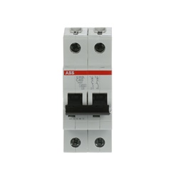 Interruttore automatico modulare S202L C40 2 poli 40A curva C 4,5kA per impianti elettrici residenziali e commerciali