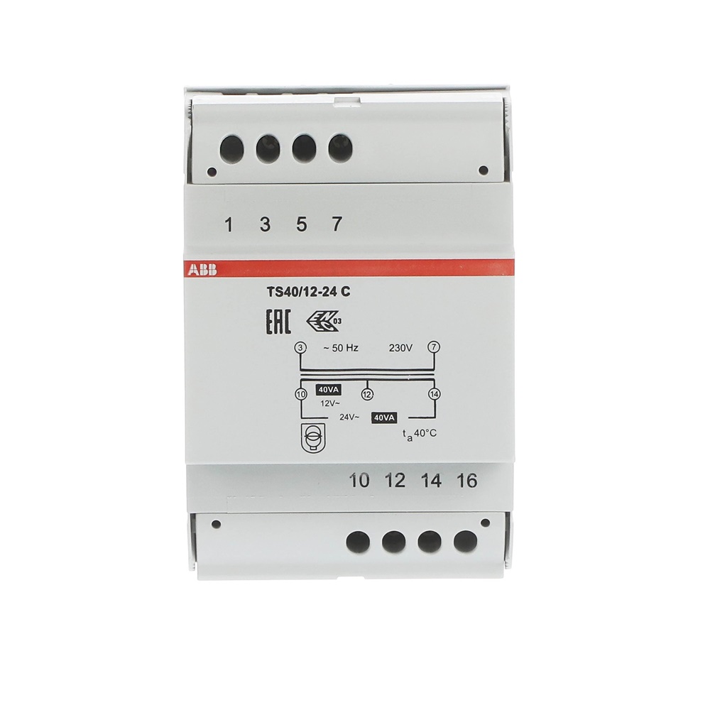 Trasformatore isolamento sicurezza 40VA 12-24V per impianti elettrici bagno e dispositivi elettronici