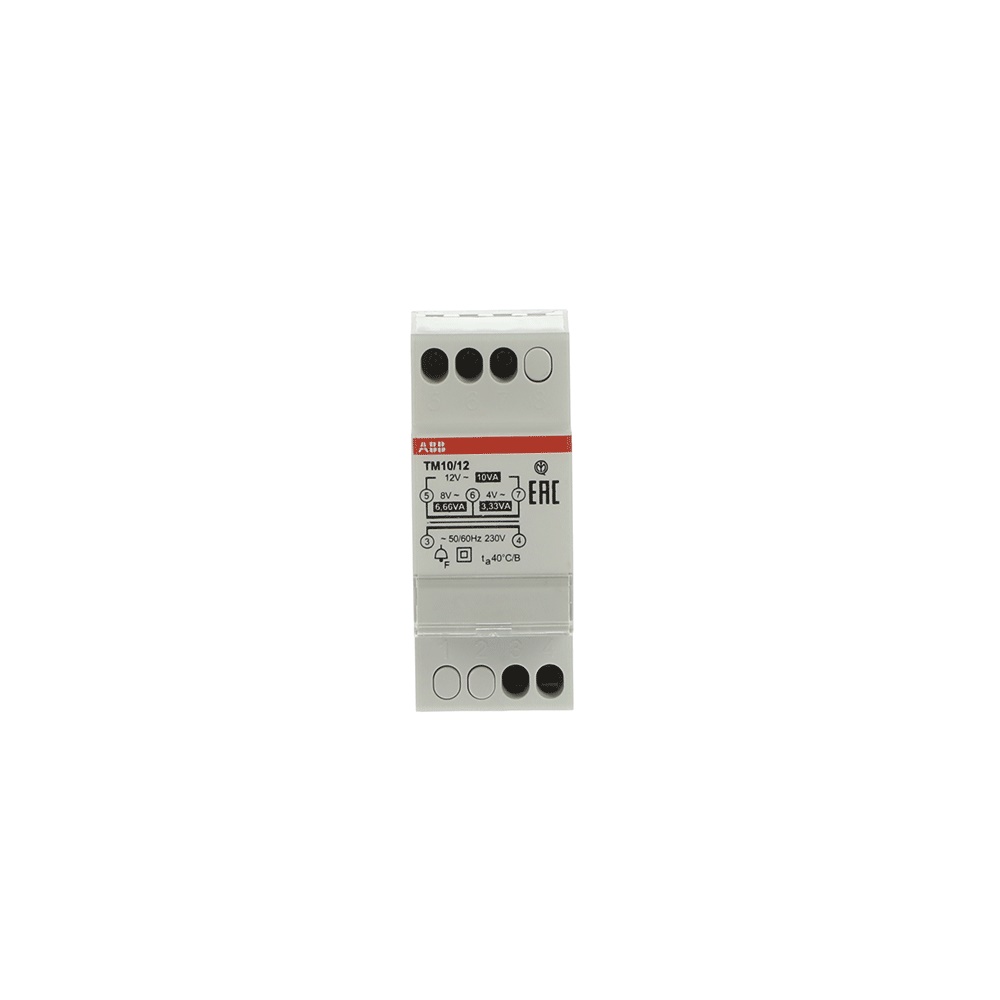 Trasformatore elettrico TM10 10VA 4-8-12V sicurezza SELV per applicazioni elettriche