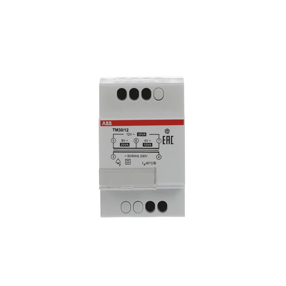 Trasformatore elettrico TM30 30VA 4-8-12V bassa tensione per illuminazione e impianti elettrici