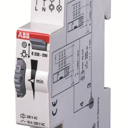 Interruttore luci scale elettromeccanico 230V con temporizzatore regolabile per impianti domestici e professionali