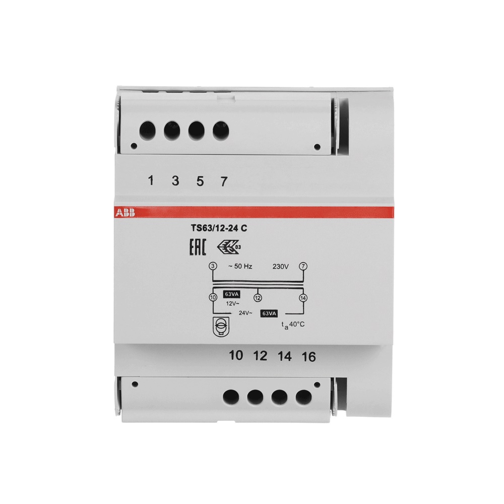 Trasformatore isolante 63VA 12-24V sicurezza per impianti elettrici e dispositivi elettronici