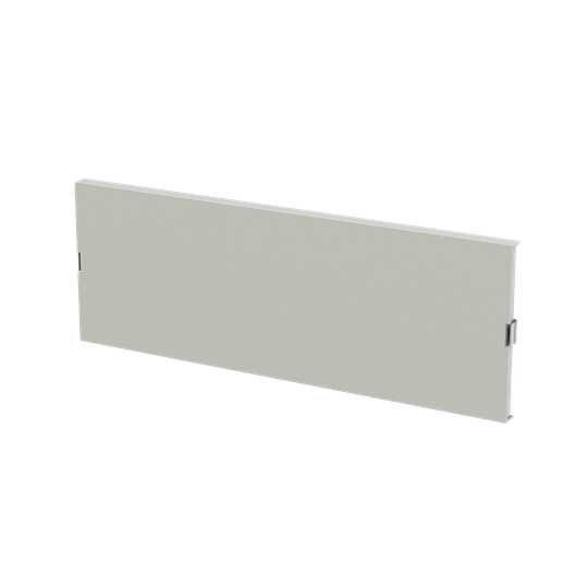 Pannello cieco 18 moduli MISTRAL65 copertura robusta per quadri elettrici modulari grigio RAL 7035