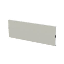 Pannello cieco 18 moduli MISTRAL65 copertura robusta per quadri elettrici modulari grigio RAL 7035