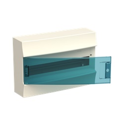 Consumer unit MISTRAL41W 18 moduli IP41 porta trasparente montaggio a parete